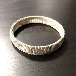 Sterling Silver 925 Mesh 1/2 Wide Bracelet 42.5 grams